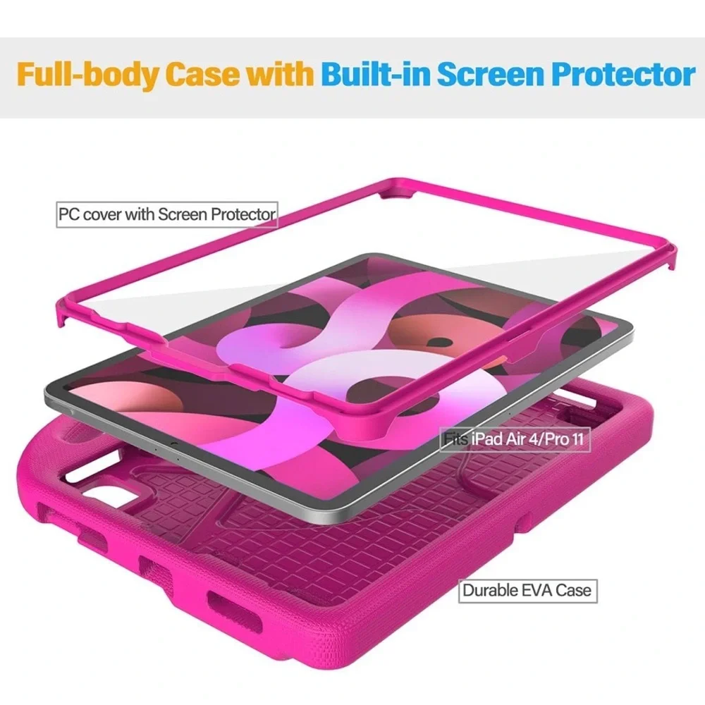 SUPLIK Kids Case for iPad‎ 4th Generation iPad Case with Screen Protector,